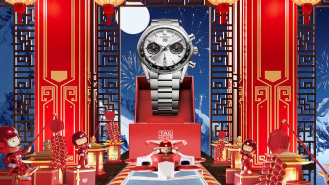 奢侈品媒体TAG Heuer泰格豪雅卡莱拉黄金款奢华奢侈媒体